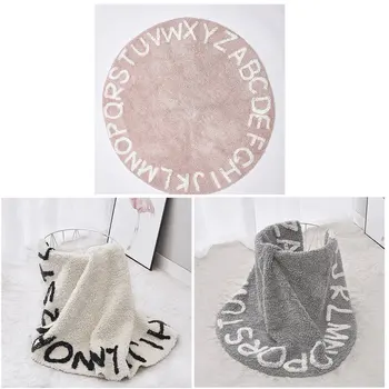 

INS Soft Polyester Foam Nordic Style Baby Play Mat 26 Letters Gym Crawling interlock Exercise floor Playmat Creeping Pad