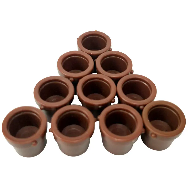 

City Toy For Children Diy Plant Model BPJ031 Flower pot Base Parts Street view Greening Toys Bricks Set Compatible Moc Citys