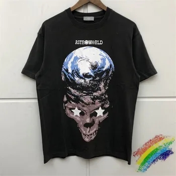 

Travis Scott Astroworld T-shirts Men 1:1 Oversizer ASTROWORLD TOUR TRAVIS SCOTT CACTUS JACK TEE WISH YOU WERE HERE T Shirt