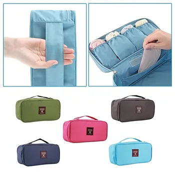

Portable Protect Bra Underwear Storage Bag Lingerie Case Travel Organizer Bag Waterproof Women Cosmetic Makeup Storage Bags