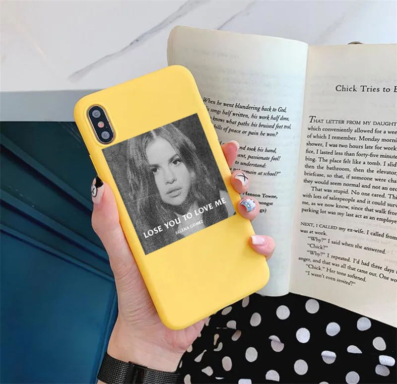 Selena Gomez Lose You To Love Me Case For iPhone 11 pro XR 7 Plus XS Silicone Phone Cover For iPhone 6S 8 6 Plus XS Max Case - Цвет: HHSR-23616