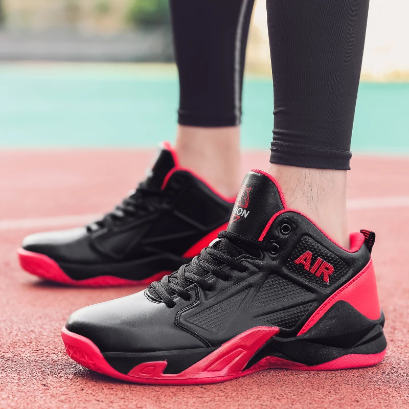 Мужские баскетбольные кроссовки амортизирующая уличная спортивная обувь