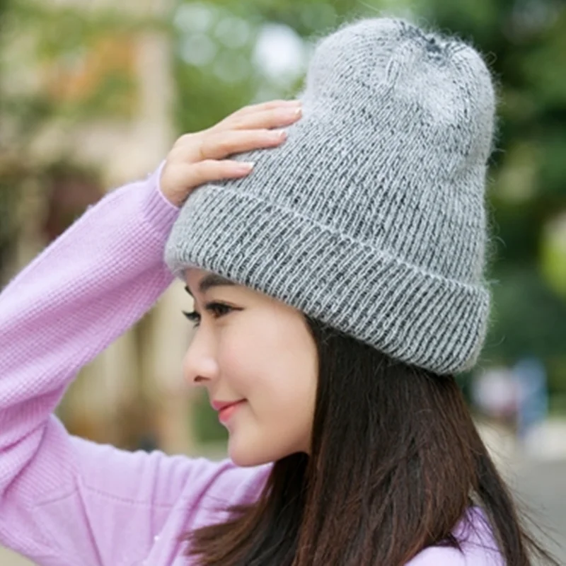Женская шапка из кроличьего меха Gorros простая теплая с Гравити Фолз 18 цветов для