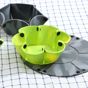 

Portable Petal Shape High Temperature Resistance Collapsible Food Grade Silicone Bowl Insulation Pads Household Outdoor Products