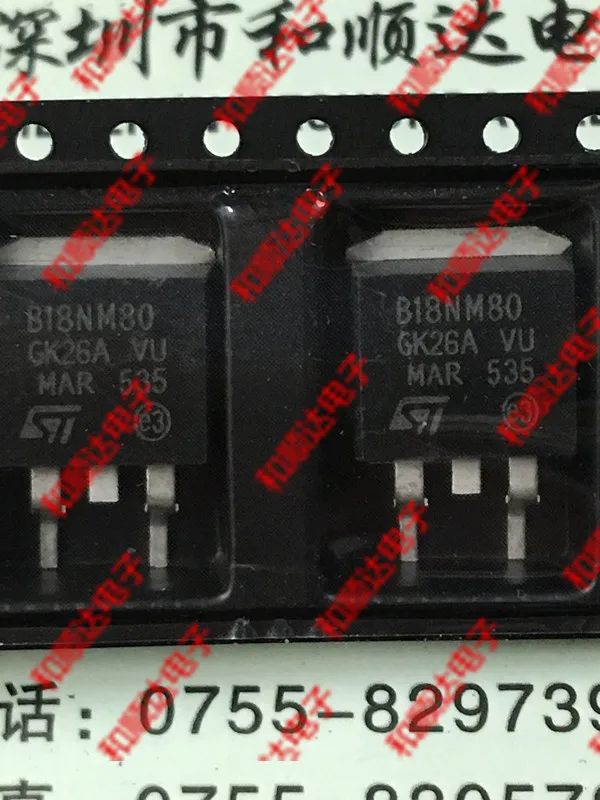 5 шт./B18NM80 STB18NM80-263 800V 17A TO263