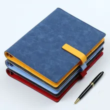 A5 Leather spiral notebook Original office personal diary / Week Planner agenda organizer ring stationery binder 2020 agenda