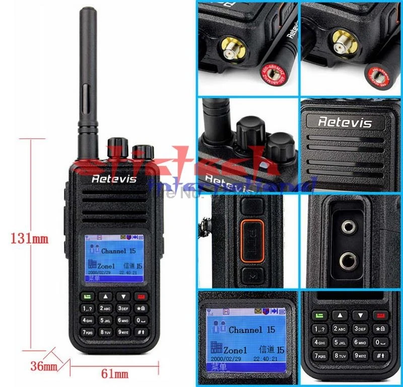 Цифровая рация DMR Radio RT3 20 шт. двухсторонняя UHF Любительский радиоприемник кв