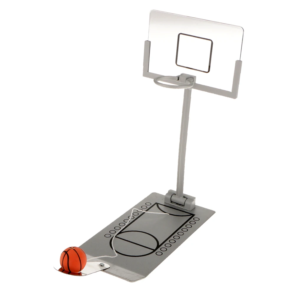 Metal Desk Top Foldable Miniature Basketball Game Children Toy Birthday Gifts