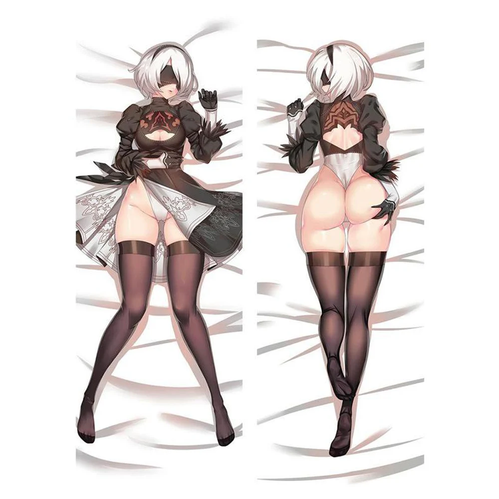 3D Double-sided Japanese Anime Lovely Game NieR:Automata Throw Otaku Dakimakura Gift Bedding Hugging Body Pillow Case 150x50 CM | Дом и сад