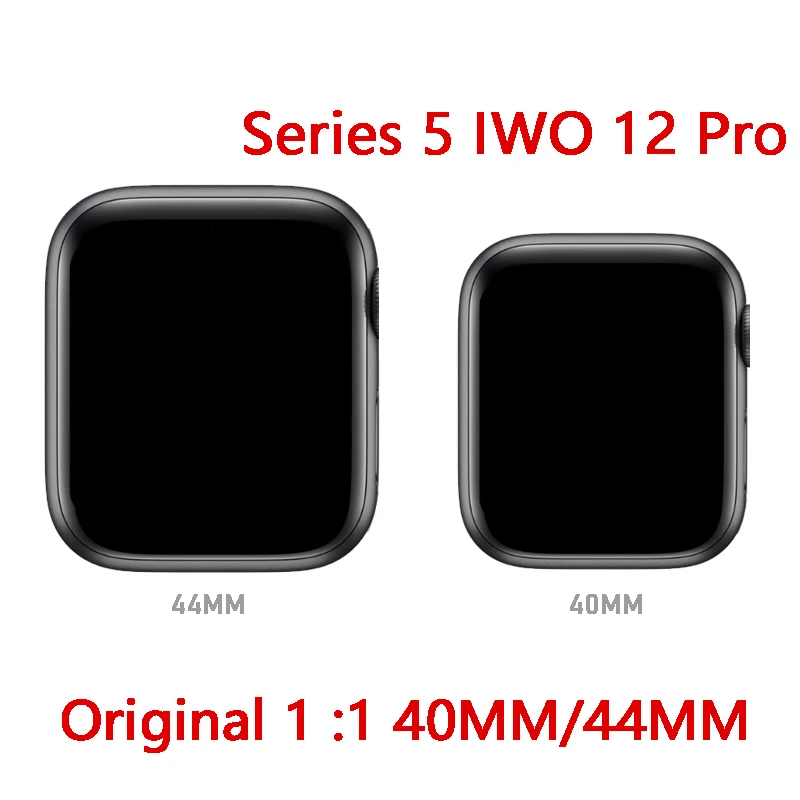 Серия 5 IWO 12 pro Smartwatch 40/44 мм Для мужчин женщин монитор сердечного ритма вызовов
