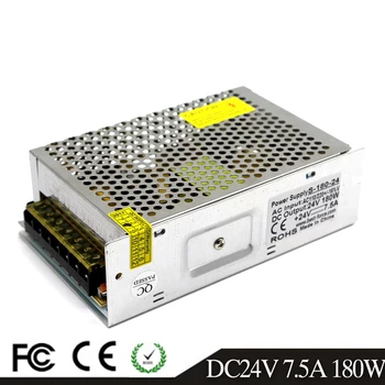 

Best Price DC24V Power Supply 7.5A 180W Driver Transformer 110V 220V AC-DC 24V Power Adapter for CNC Machine DIY LED Light CCTV