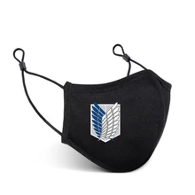 New Amine Face Mask Attack on Titan Silver Ion Antibacterial Face Mask Protective Cotton Masks Washable Dustproof Face Mask