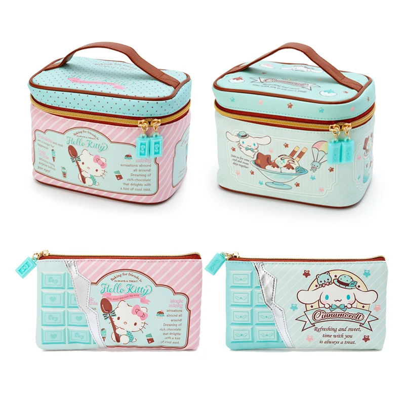 Hello kitty косметичка большой емкости многофункциональная простая и портативная для