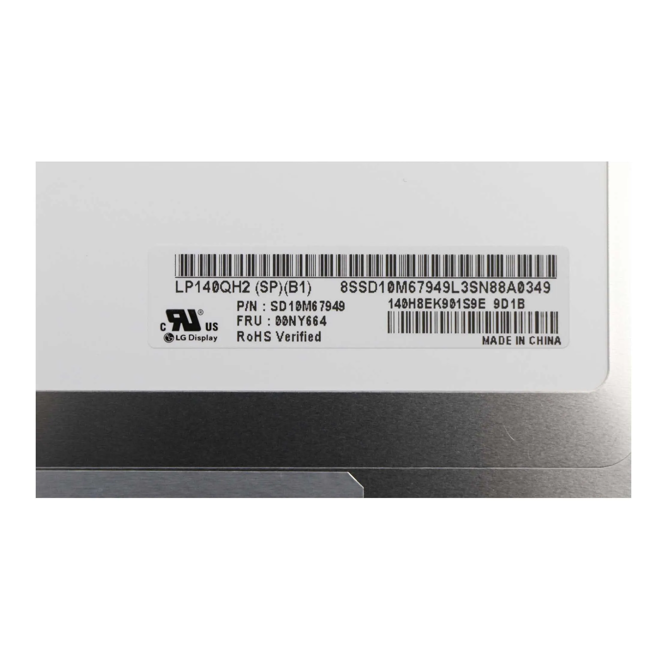 Для T480 20L5 20L6 Lenovo ThinkPad T480s 20L7 20L8 ноутбук QHD IPS LCD 40 штифтов LP140QH2 SPD1 SPB1 00NY681 01YN128