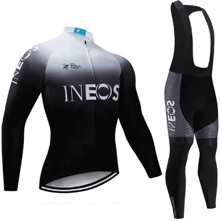 INEOS, велосипедная команда, Джерси, 9D, велосипедные штаны, набор, Майо, одежда для мужчин, зима, Polar pro, велосипедная майка - Цвет: 3