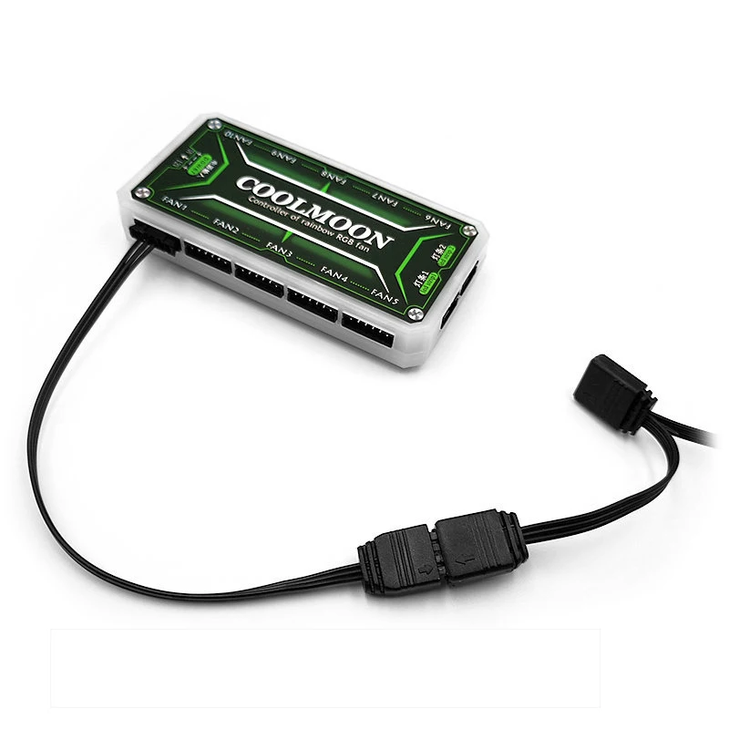 Fan Controller Adapter cable, Small 6pin to 5V ARGB 3PIN For Fan Controller for 5V Lighting