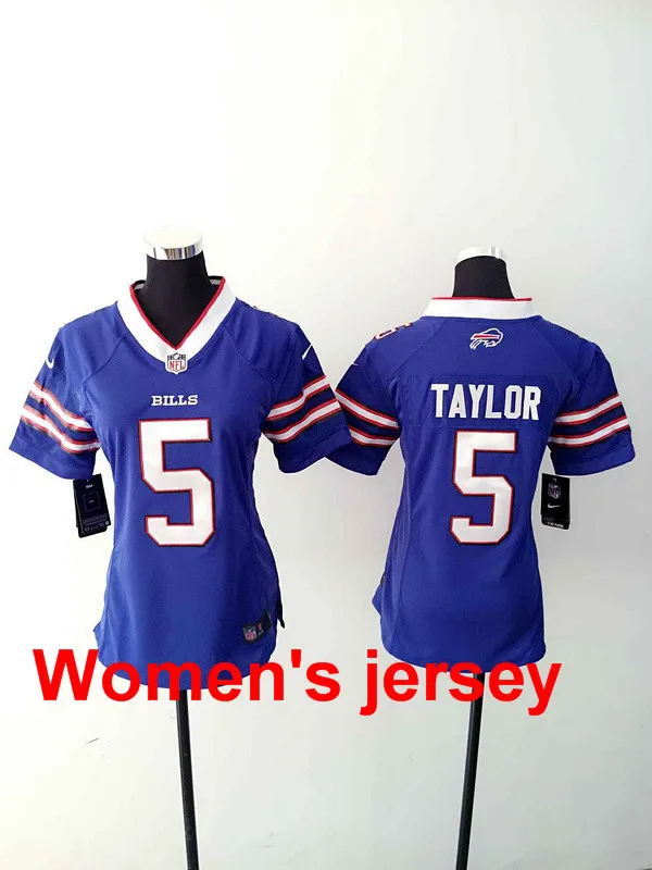 4 A+++ для женщин, для девушек, все сшитые, Buffalo s, 14, Sammy Watkins, 25, LeSean McCoy, вышивка логотипами, Размеры s-XXL, Джерси - Цвет: 4