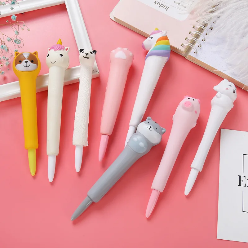 Cute Fun Pens Creative Stress Relief Squishy Ballpoint Pens Fun