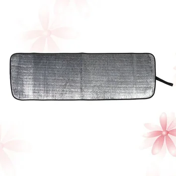 

45x136cm Car Windshield Visor Sun Shade Front Rear Windshield Cover Block Shields Dust Protection Exterior Accessories (Silver)