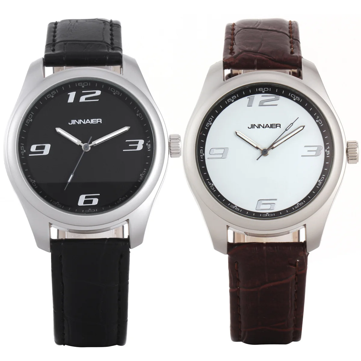 

Hot Selling jinnaier Table Simple Leather Strap Watch