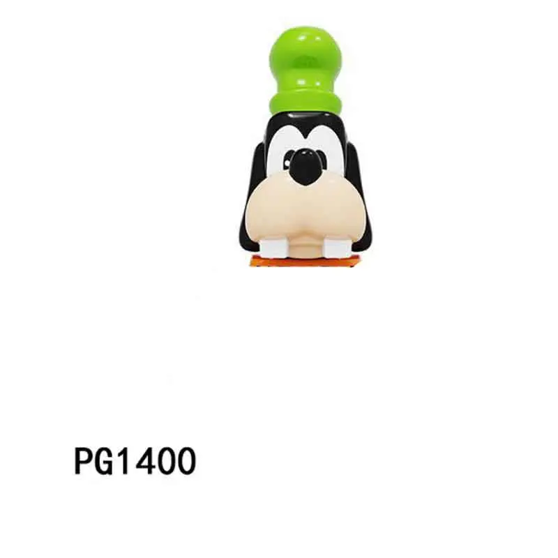 PG1400 Disney мультфильм серии мини фигурки блоки Детская игрушка строительные Goofy