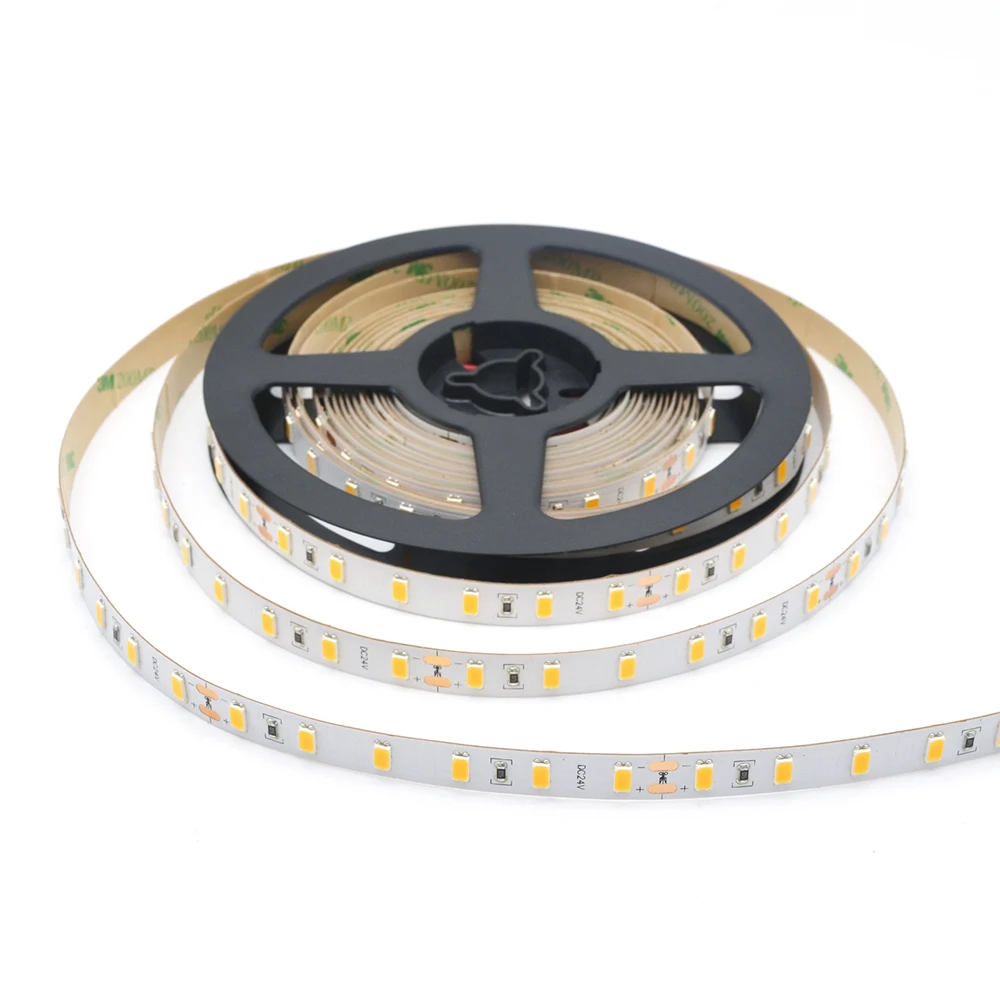 5630 Светодиодная лента 60led/M DC24V CRI90 + белая печатная плата высокая яркость гибкая