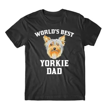 

World's Best Yorkie Dad Dog Owner Graphic T-Shirt