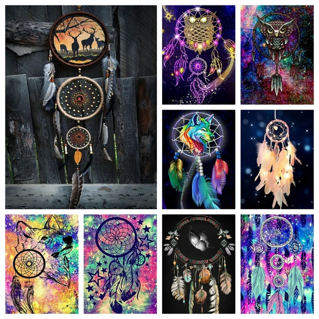 5d Diy Diamond Painting Full Drill Diamond Painting Embroidery Cross Stitch  Diamond Painting Kits Painting with Diamond Dream Catcher in Painting Home  Decoration Art