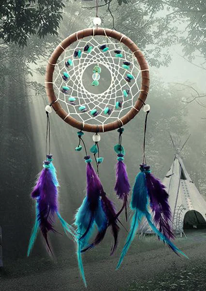 Dream Wind Chimes натуральный стиль перо висячие украшения хороший