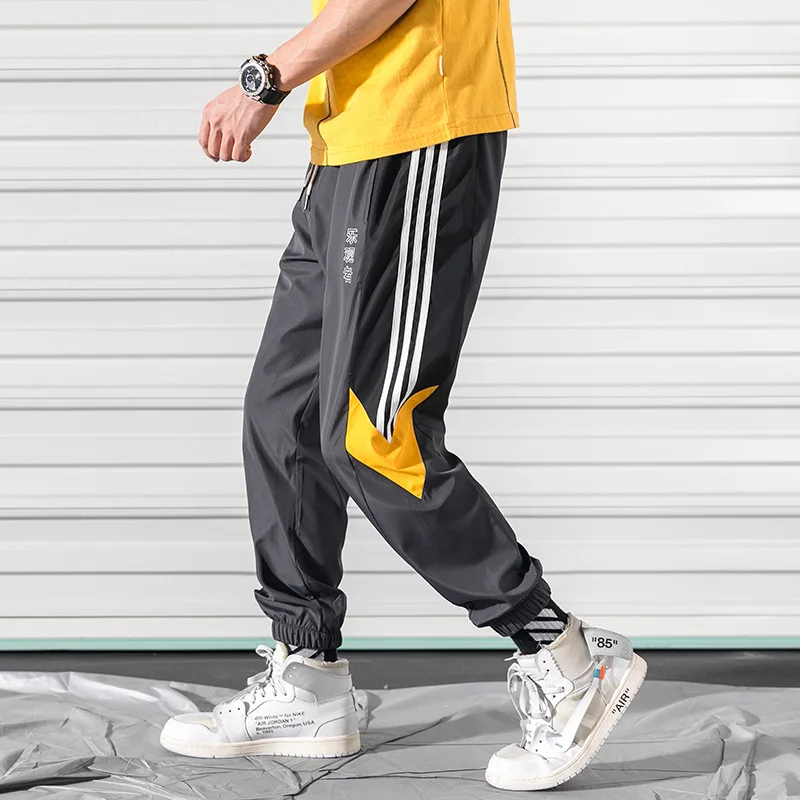 

2020 Spring Main Push Japanese-style Rolling Door Thin Contrast Color Workwear Capri Pants M-5x Hk122