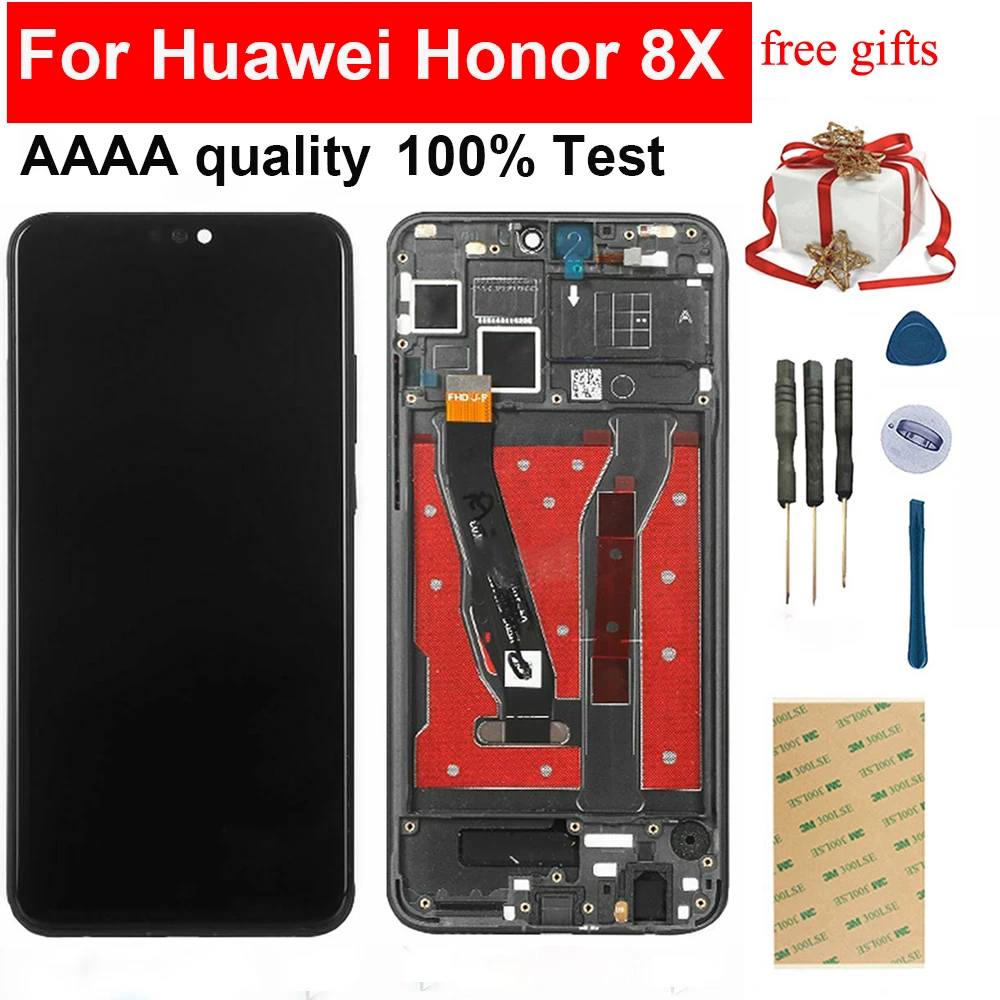 

For Huawei Honor 8X LCD Touch Screen Digitizer Assembly for Honor 8X Display Repair Parts 6.5 inches 2160*1080 Replacement