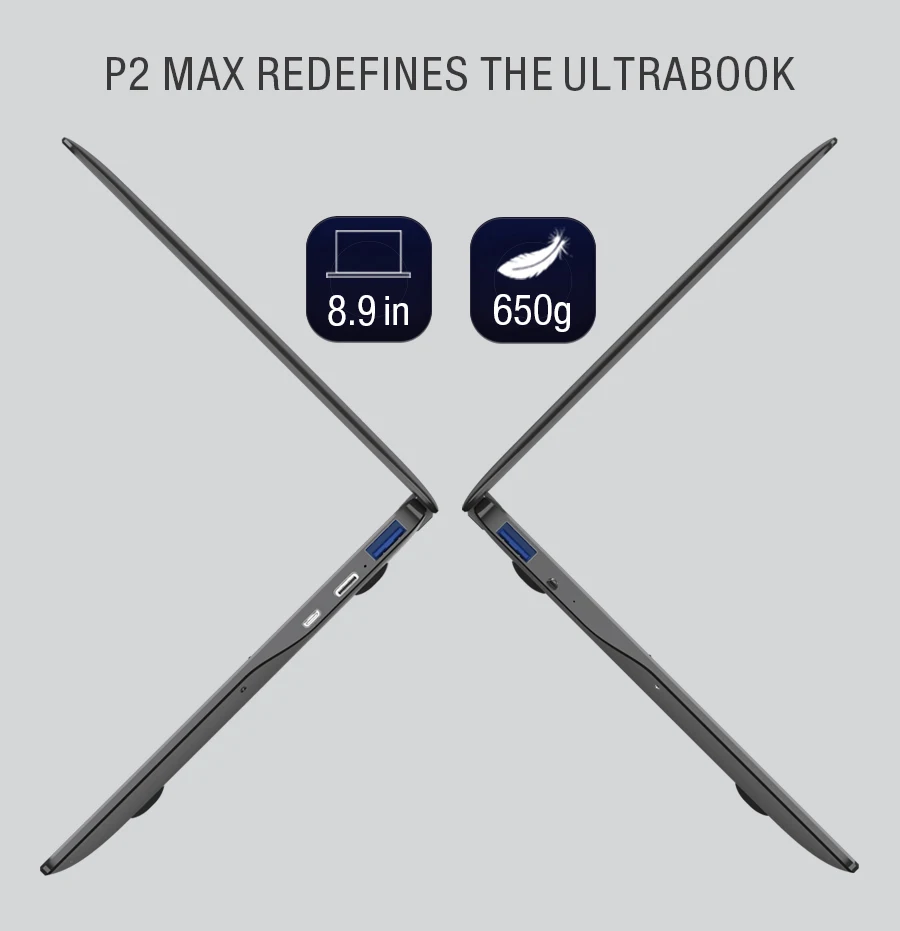 GPD P2 Max Pocket2 Pocketet 2 Max сенсорный экран межядерный m3-8100y 16 ГБ 512 ГБ Мини ПК компьютер ноутбук Windows 10 система