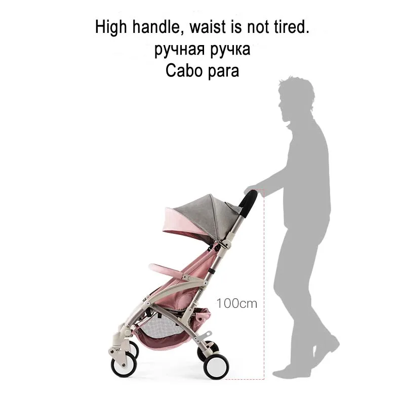 AIQI BABYYOYA легкая Портативная Складная мини детская коляска может сидеть может лежать детская тележка с бесплатной сумкой для мам