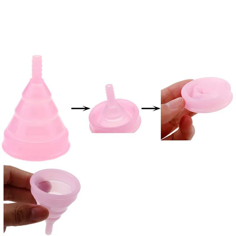 Feminine hygiene Medical100% silicone Cup Menstrual reusable lady cup copa menstrual than pads Menstrual cup for Women