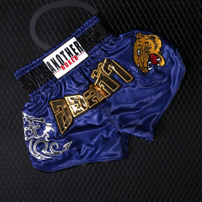 Kick Boxing/Детские трикотажные изделия Тайгер Муай Тай боксео шорты для мужчин ММА кикбоксинг, спортивные шорты для фитнеса, детские штаны для дрессировки Bjj