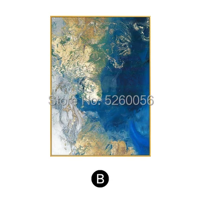 

Deep Sea Abstract Canvas Painting Living Room Restaurant Interior Decoration Picture Wall Art Hand Painted Oil Painting