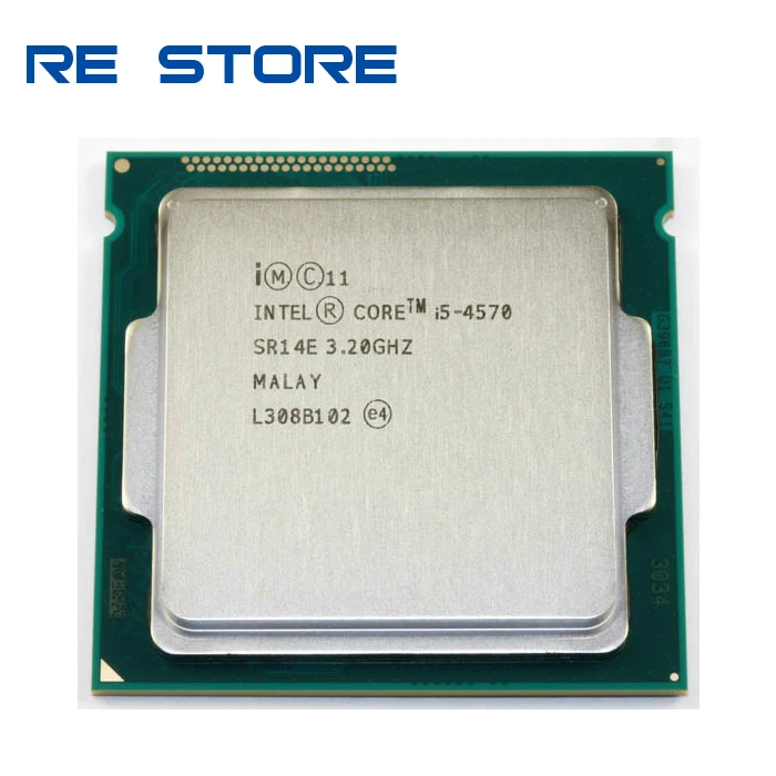 Бывший в употреблении процессор Intel Core i5 4570 четырехъядерный 3 2 ГГц LGA 1150 для