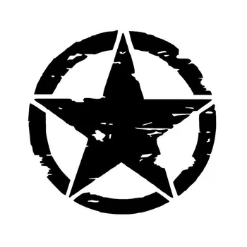 

Five-pointed Star Car Sticker Car Styling Stickers Vinyl Decal Personality Waterproof Accessories for Jeep Focus 2