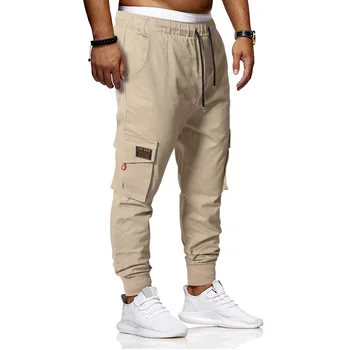 

New Men's Pants Elastic Waist Slim Casual Harem Pants Men's Pants Cotton High Quality Men casual trousers Large Size 4XL