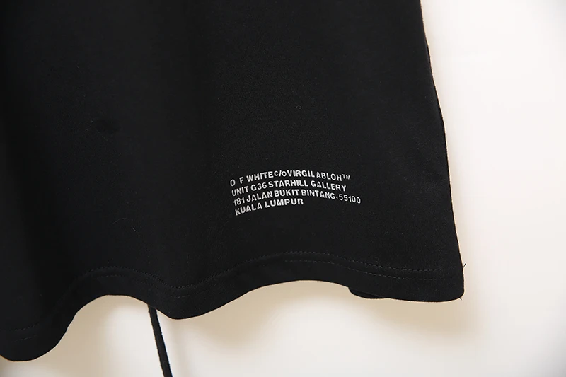 3D стрела 19ss Off-White OW для мужчин/женщин, унисекс, модные модели влюбленных пар, хлопковая Повседневная футболка с круглым вырезом и коротким рукавом