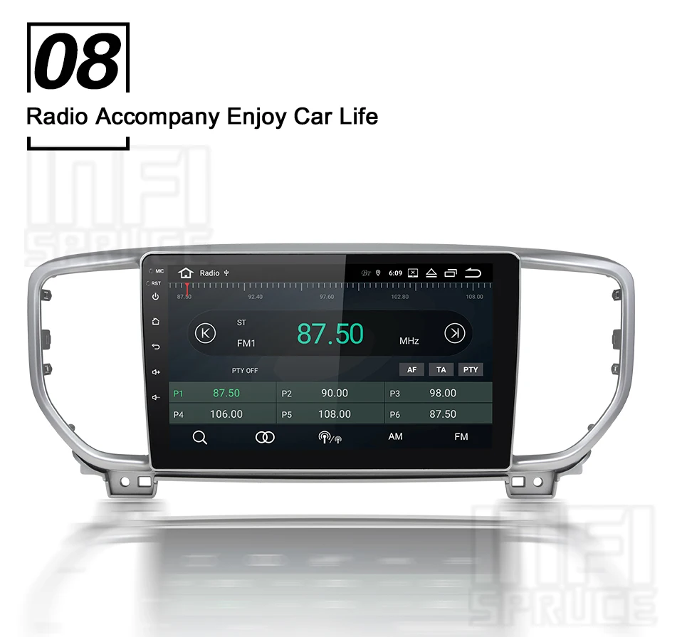 Clearance android 9.0 car dvd for KIA KX5 2018 2019 with car radio car stereo multimedia player navigation media player gps navigation 9