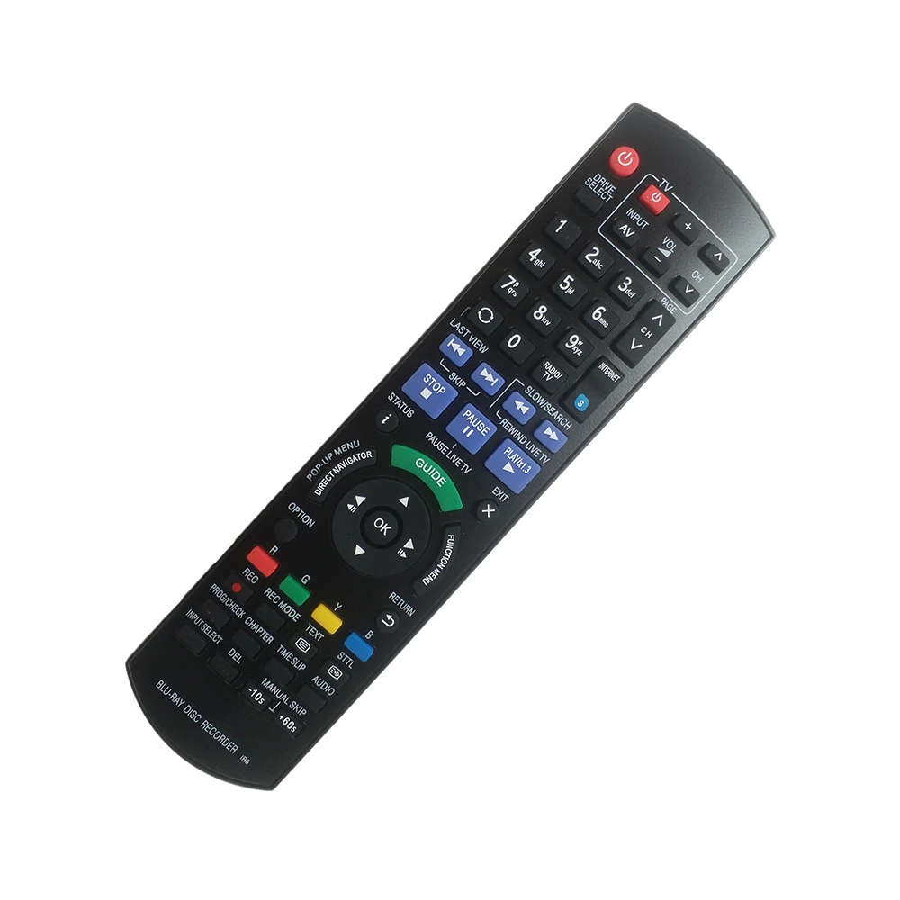 Пульт дистанционного управления подходит для Panasonic N2QAYB000755 DMRBWT720 DMRBWT820 Blu-Ray