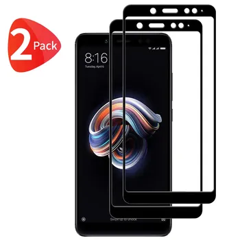 

TBOC 2X 5D Screen Protector for Xiaomi Redmi Note 5 [5.99 "] [2 PCs] Tempered Glass full protection Resistant