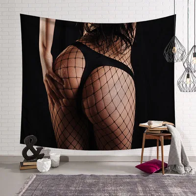 Sexy girl 2 Сексуальные гобелены для девочек для взрослых украшения дома качественная ткань настенный гобелен в подарок настенные ковры Dorm декоративный гобелен - Цвет: Sexy girl 2