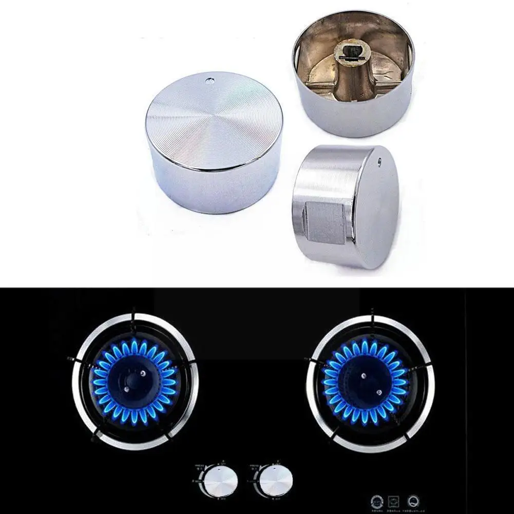 1PC High Quality Alloy Material Rotary Switches Round Knob Gas Stove