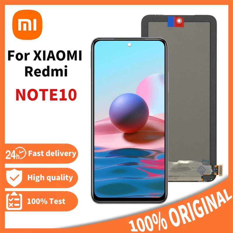 Original Amoled For Xiaomi Redmi Note10 4g Lcd Display Touch Screen Digitizer Replacement For Redmi Note 10 M2101k7ai M2101k7ag - Mobile Phone Lcd Screens - AliExpress