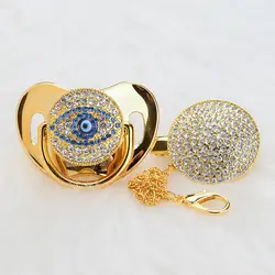 MIYOCAR блестящая золотая Серебряная соска для глаз и Соска-пустышка уникальный дизайн для ребенка SGS сертификат Безопасный и уникальный AEYE