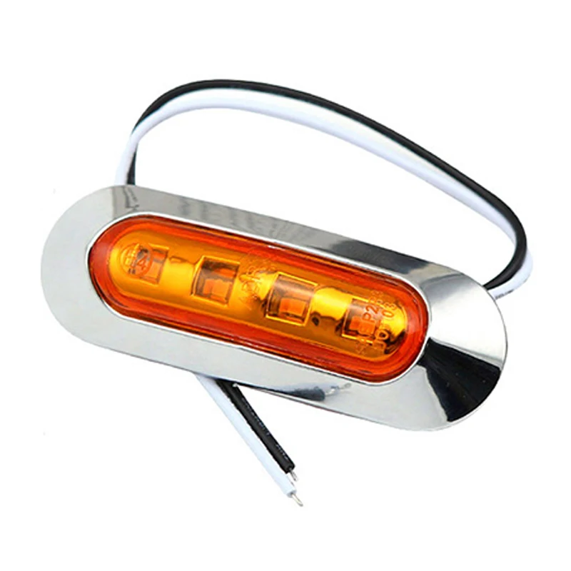 

Pickup Light 12V Marker Professional Amber 4 LED For Car Truck Trailer