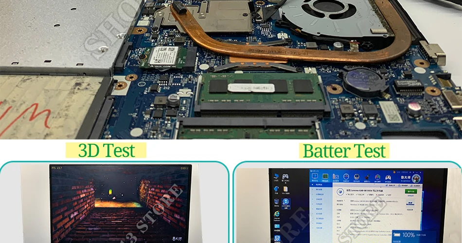 4gb-ram notebook mainboard 100% funcionando bem