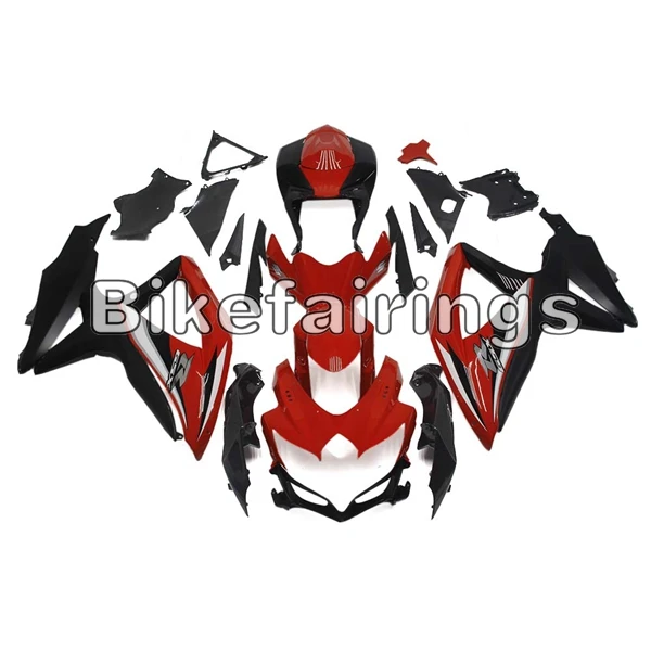 Полный обтекатели для Suzuki GSXR600 GSXR750 K8 2008 2009 2010 ABS пластиковые детали для мотоцикла кузов блеск для губ красные, черные чехлы